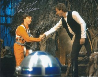 Dennis Lawson 10x8 Signed In Silver - Image A Star Wars