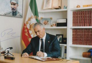 Reza Pahlavi Signed 6x4 Inch Photo Crown Prince Of Iran History Historical