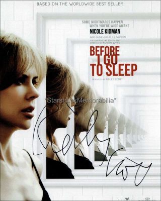 Ridley Scott Autograph Before I Go To Sleep Hand Signed 10x8 Photo