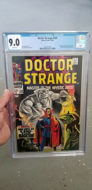 Doctor Strange 169 Cgc - 9.  0 White Pages - 1st Dr.  Strange In Own Title