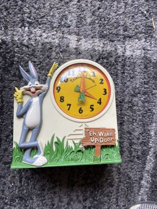 Vintage 1974 Buggs Bunny Janex Clock Not For Display Only