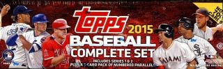 2015 Topps Complete Baseball Hobby Factory Set 12 Set Case Blowout Cards