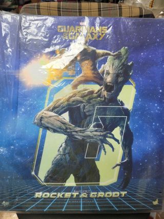 Hot Toys Mms254 Guardians Of The Galaxy Rocket And Groot
