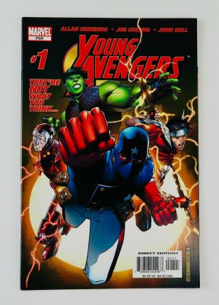 Young Avengers 1 First Kate Bishop,  Patriot,  Iron Lad,  Asgardian & Hulkling App