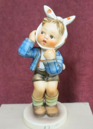 Vintage Goebel Hummel Boy With Toothache 217 Figurine 1951