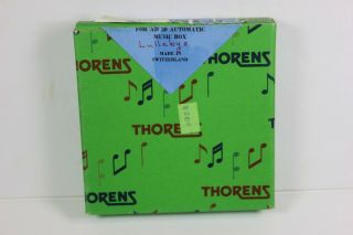 Thorens Box Of Five Lullabys 4 1/2 " Music Box Discs Made Switzerland