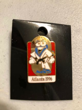 Olympic Atlanta 1996 Izzy Martial Artist Mascot Pin