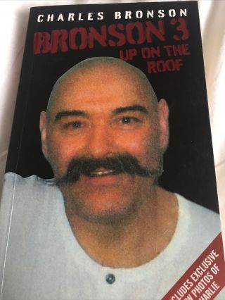 Signed Charles Bronson.  Charlie Salvador Book.  Signed By Sticker.