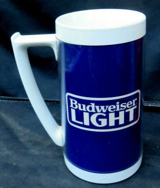 2 St.  Louis Cardinals Thermo Beer Mugs Budweiser Light,  1991 Busch Light 10th 2