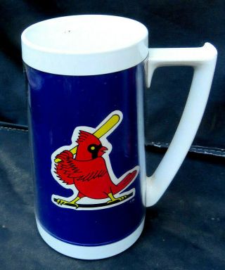 2 St.  Louis Cardinals Thermo Beer Mugs Budweiser Light,  1991 Busch Light 10th 3
