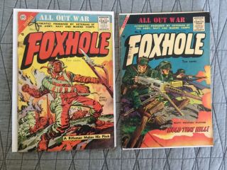 Rare Golden Age Foxhole 5,  6 Classic Covers Complete