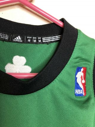 Paul Pierce 34 Boston Celtics NBA Adidas Green Jersey YOUTH Size M length,  2 3