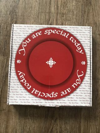 You Are Special Today Plate The Red Plate Company Germany