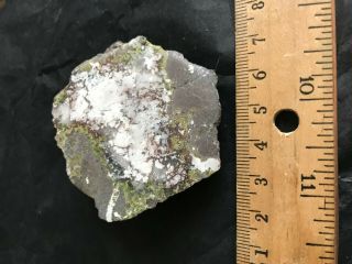 Polished Datolite With Copper Iroquois Mine Keweenaw Michigan Copper Country
