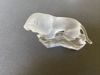 Goebel Lion Fine Lead Crystal Figurine Paperweight M