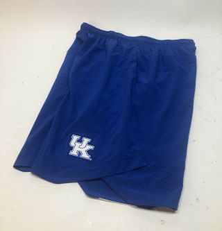 Nike Kentucky Wildcats Football Team Issued Shorts Size Large Aq1110 - 493 B1