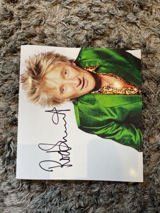 Rod Stewart Signed 10 X 8 Photo Music Legend Autograph