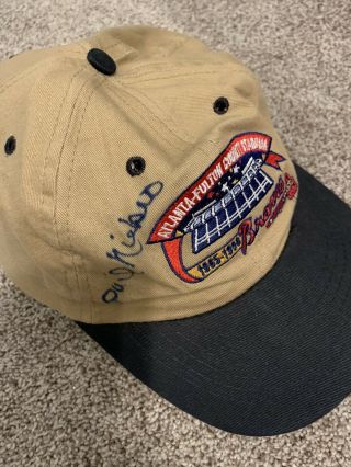 Phil Niekro Vintage Atlanta Braves Fulton County Stadium Commemorative Hat Cap