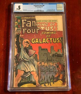 Fantastic Four 48 Cgc.  5 1966 1st Appearance Silver Surfer & Galactus