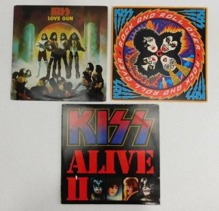 Kiss Records Love Gun Alive Ii Rock & Roll Over