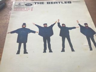The Beatles - Help - Parlophone Records Yellow/black Label 1965