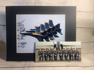 Blue Angels 2007 Formation Photo Signed 10” X 8” Photo Years Of Blue Hornet