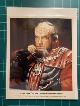 Star Trek Vi: Chancellor Gordon In The Undiscovered Country Paramount Studios