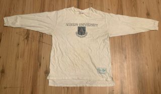 Vintage 1991 Tiger Rags Auburn University Tigers Long Sleeved Shirt Mens Large