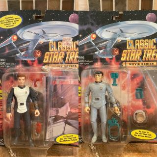 Vintage Classic Star Trek Playmates Captain Kirk And Spock