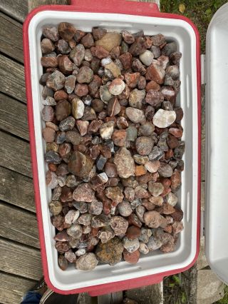 2 Pound Lake Superior Agates Rough Stones Handpicked For Tumble Some Bangers