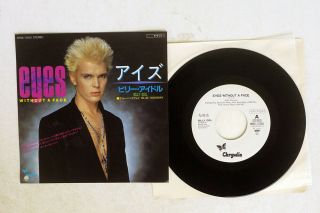 Billy Idol Eyes Without A Face Chrysalis Wws - 17460 Japan Promo Vinyl 7