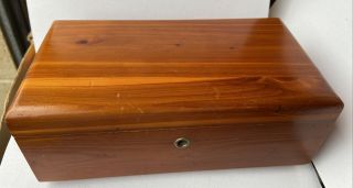 Vintage Lane Cedar Trinket Box Mini Wood Jewelry Hope Chest Kern’s Slatedale Pa