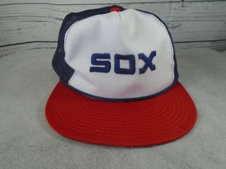 Vintage Chicago White Sox Snapback Mesh Trucker Hat