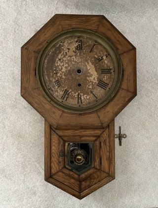 Vintage Sessions Wind Up Pendulum Wall Clock Model Hudson