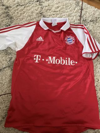 2004 Bayern Munchen Fc Football Shirt Jersey Climalite Adidas Sz Men’s Small