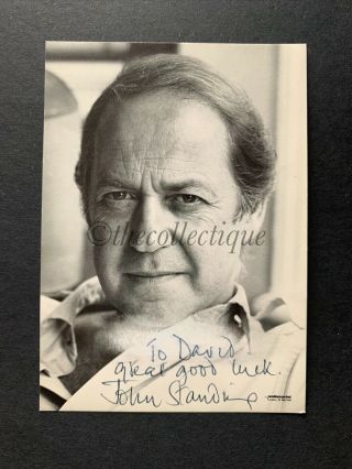John Standing Tv Film Stage Actor Signed Autograph Photograph/card