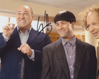Will Sasso Signed The Three Stooges 8x10 Photo