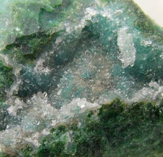 Drusy Quartz Crystals On Chrysocolla - 4.  5 Cm - Inspiration Mine,  Arizona 24404