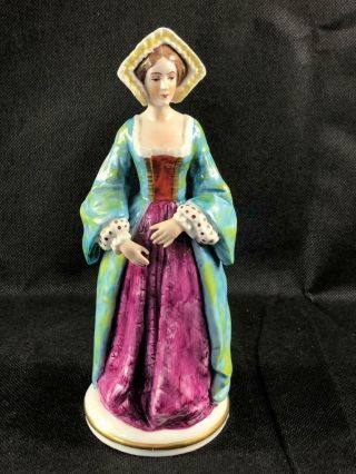 Fine Dresden Sitzendorf Porcelain Hand Painted Figurine Jane Seymour