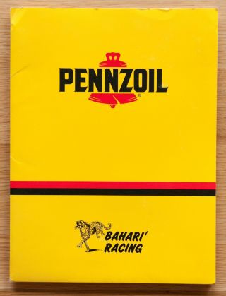 1993 Michael Waltrip Pennzoil Bahari Racing Nascar Media Guide Press Kit