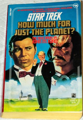 How Much For Just The Planet - John Ford Vintage Pb 10/97 1st Pocket Star Trek 36