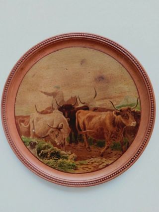 Watcombe Torquay Plaque Plate Antique 19th Century Decorative Terracotta Vintage