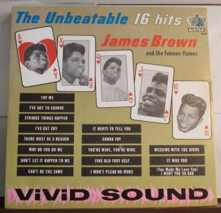 James Brown " The Unbeatable James Brown " U.  S.  King 919 Mono 12 " Lp