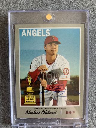 2019 Topps Heritage High Number Shohei Ohtani Real One Auto