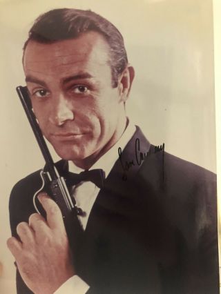 Sean Connery Authenticated Autograph Signed Photo As James Bond 007 Rare