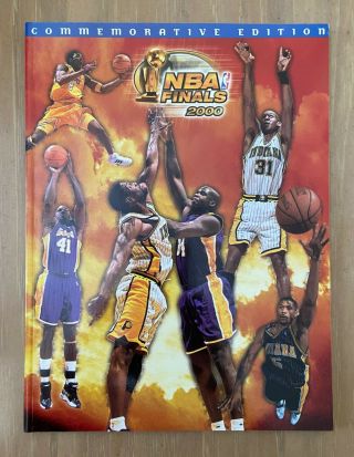 Kobe Bryant 2000 Nba Finals Indiana Pacers @ Los Angeles Lakers Program