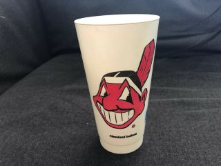 Vintage Cleveland Indians Chief Wahoo Mlb Baseball 1981 Plastic Cup