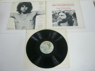 Record Album Jim Morrison An American Prayer Music By The Doors 3254