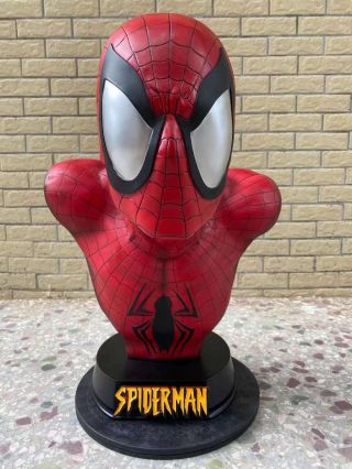 Private Custom Spider - Man 1:1 Scale Life Size Bust Polystone Statue
