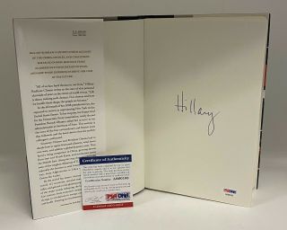 Hillary Rodham Clinton Signed Hard Choices Hardcover Book Autograph Psa/dna